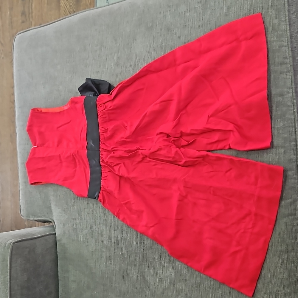 Raspberry Plum red one piece zip up back 3/4 #c21 - Picture 6 of 6